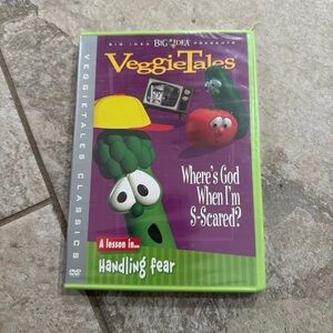 VeggieTales Where’s God When I’m S-Scared? DVD NEW Handling Fear